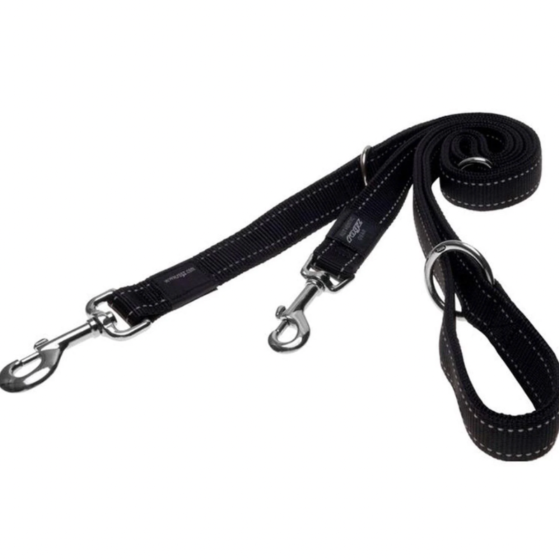 Hundeleine Lumberjack Mehrzweckleine Schwarz 25 MMX1,6 MTR